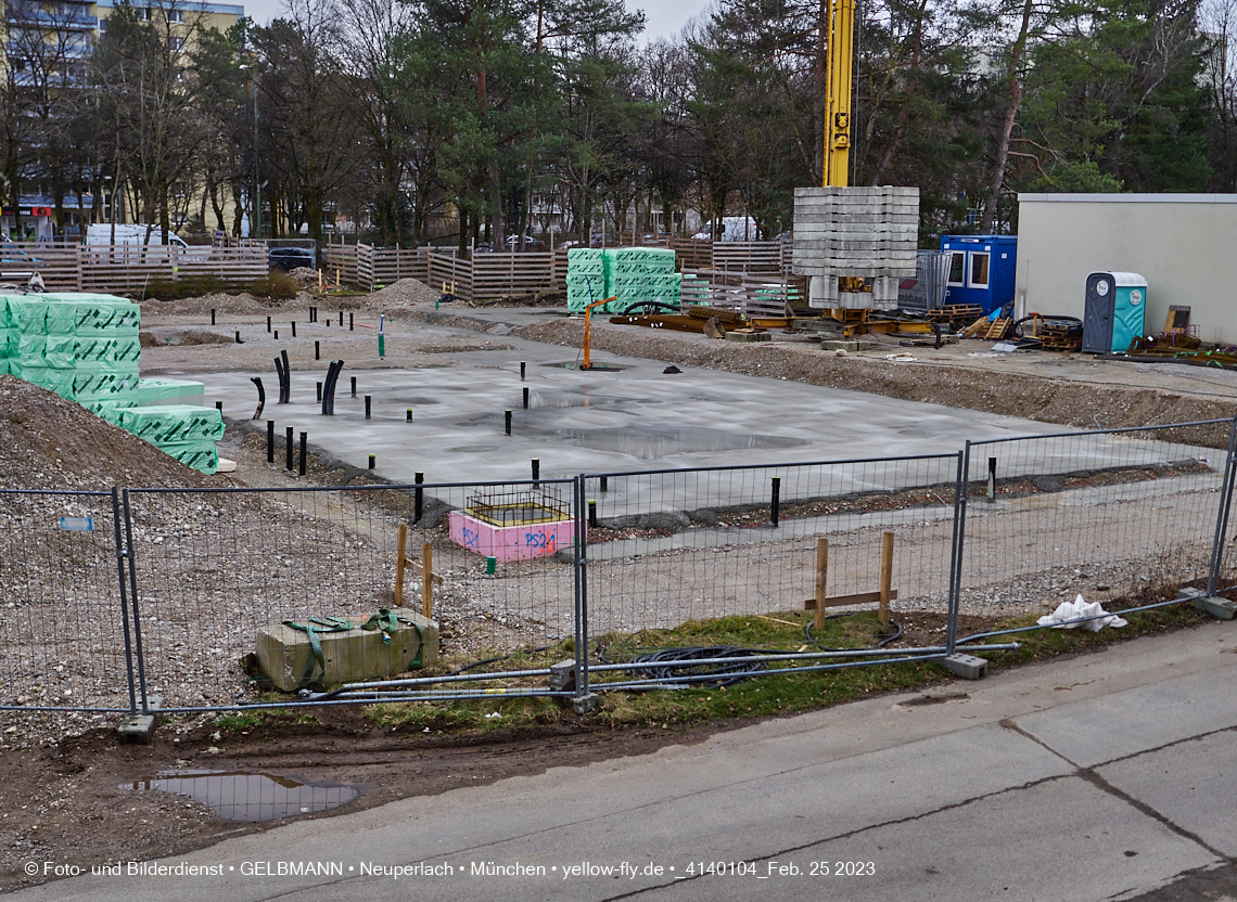 25.02.2023 -  Baustelle Haus für Kinder in Neupelach Quiddestraße 3